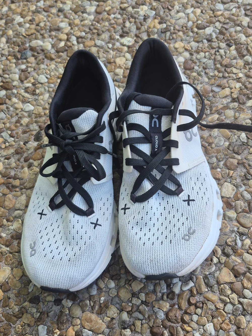 On Cloud X Women’s Running Training Shoes White Black Size 6.5
